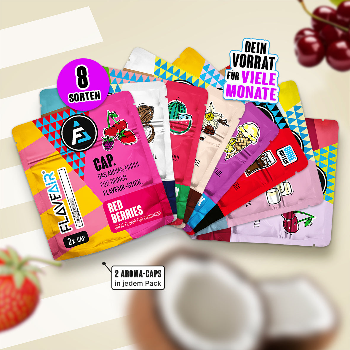 caps disposable vape Flavor-Set. XXL